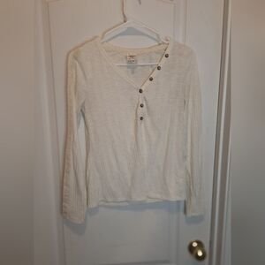 Self Esteem/ off white long sleeve top / medium